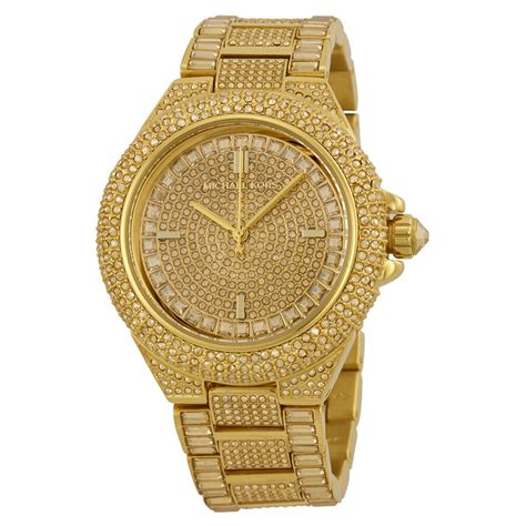 michael kors ladies crystal encrusted gold watch mk5720|Michael Kors mk5720.